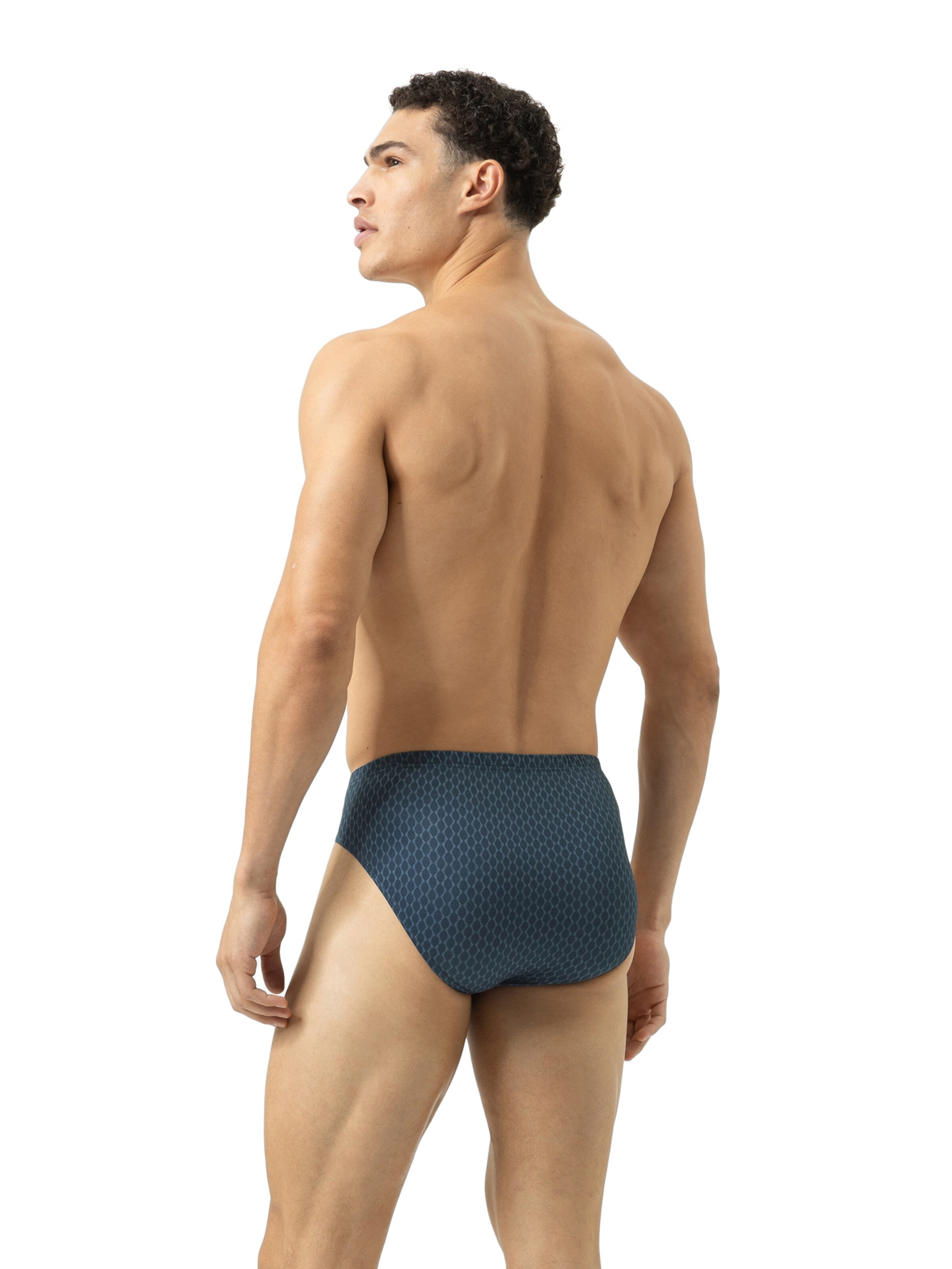 Mey Slip 'Meander Geo' in Blauw