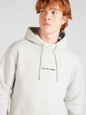 SELECTED HOMME Sweatshirt 'HANKIE' i grå