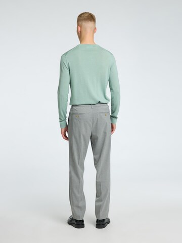 SELECTED HOMME Tapered Pants 'SLHLeroy' in Grey