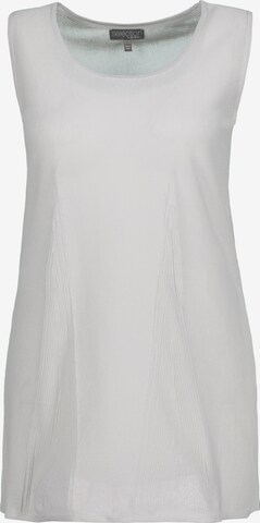 Ulla Popken Knitted Top in Grey: front