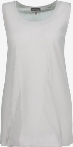 Ulla Popken Knitted Top in Grey: front