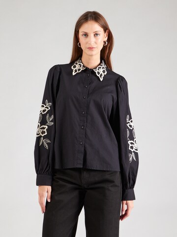 YAS Blouse in Zwart: voorkant