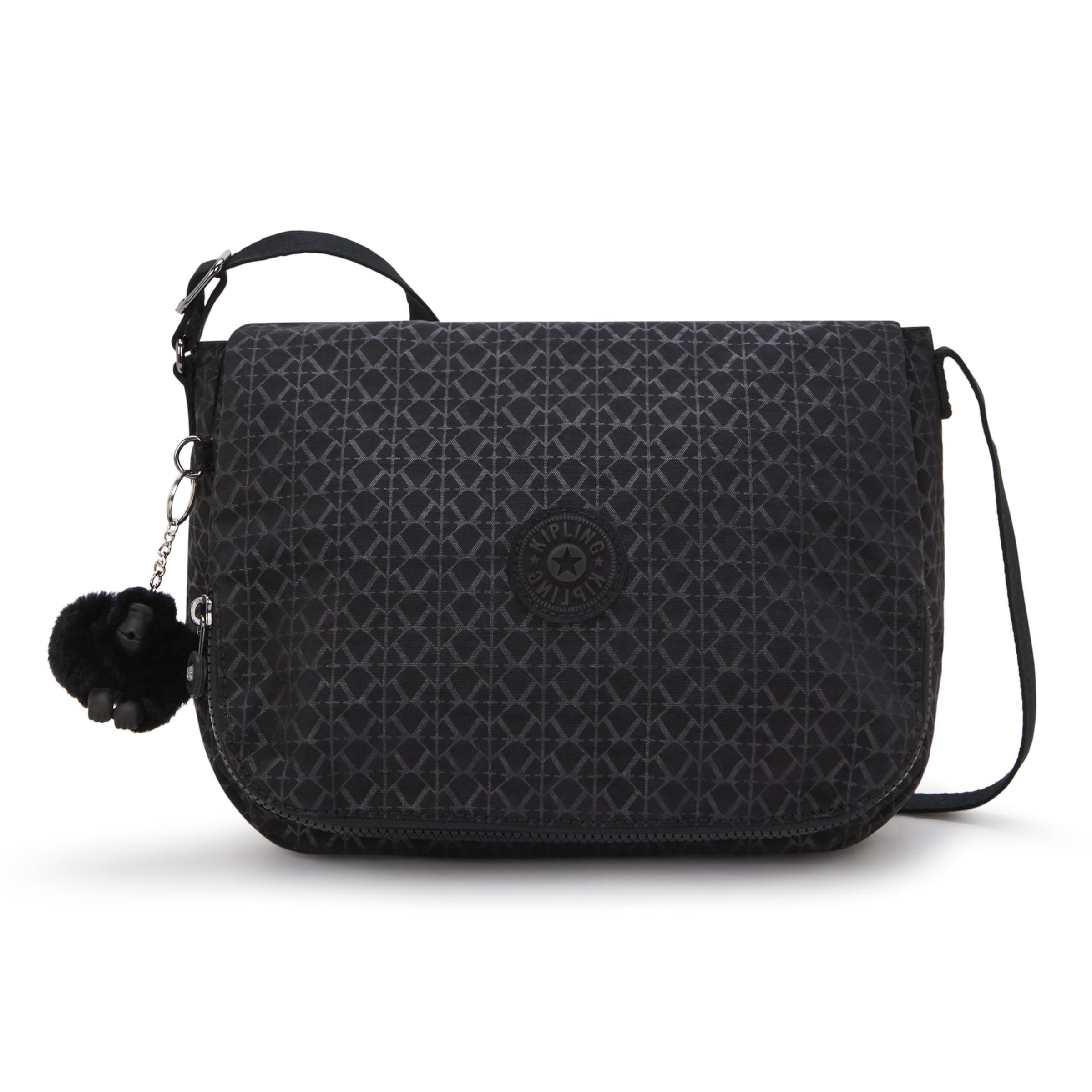 KIPLING Umhängetasche 'Basic Plus Earthbeat' in Schwarz: Vorderseite
