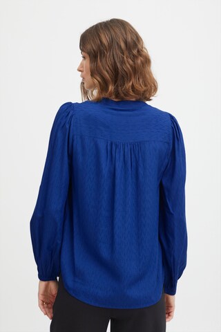 Fransa Bluse in Blau