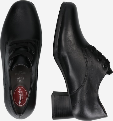 Tamaris Comfort Lace-up shoe in Black