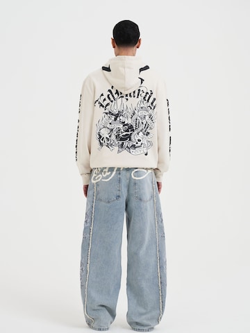 Ed Hardy Кофта на молнии в Бежевый