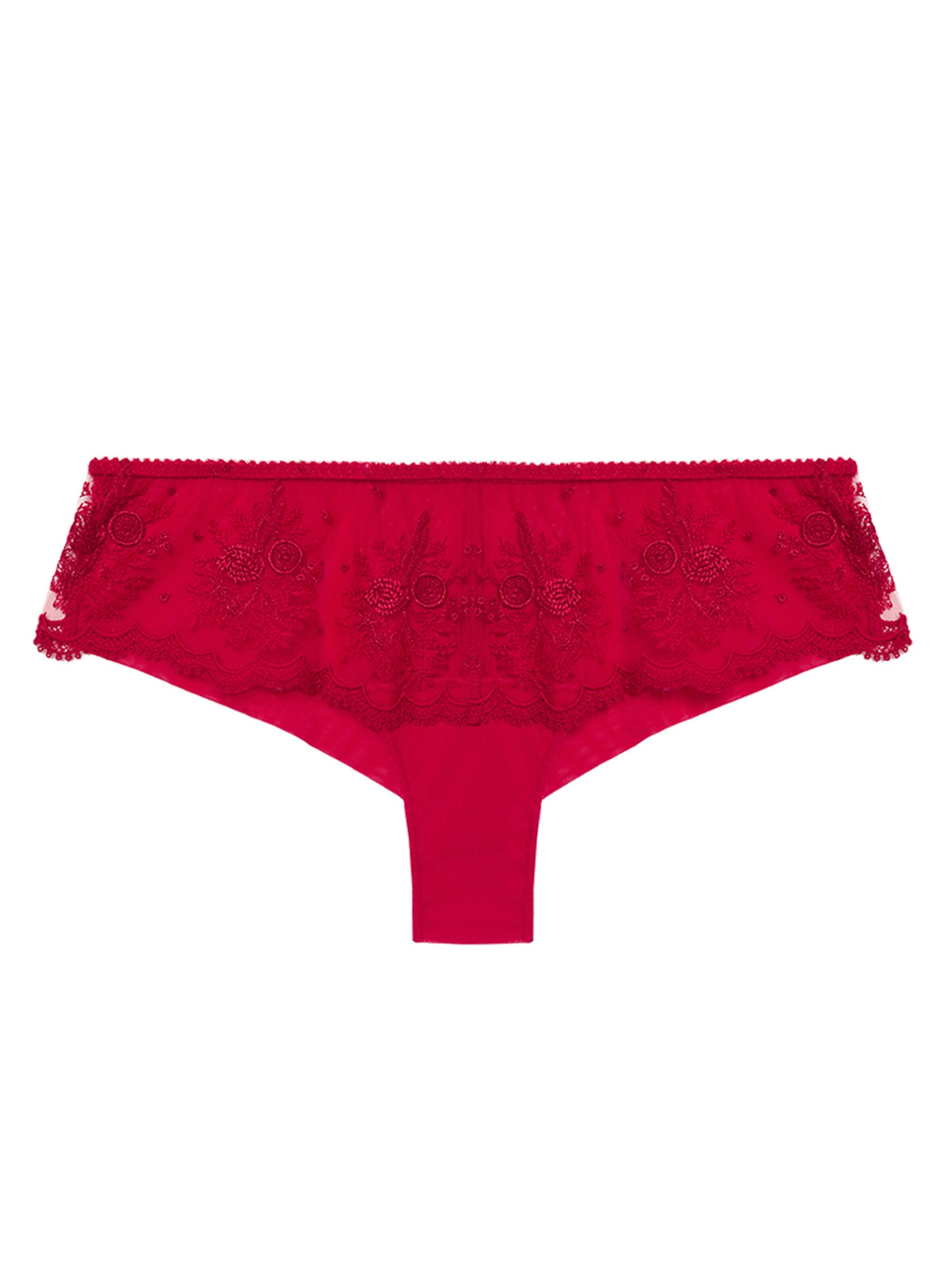 Simone Perele Boyshorts 'Intrigue' in Red: front