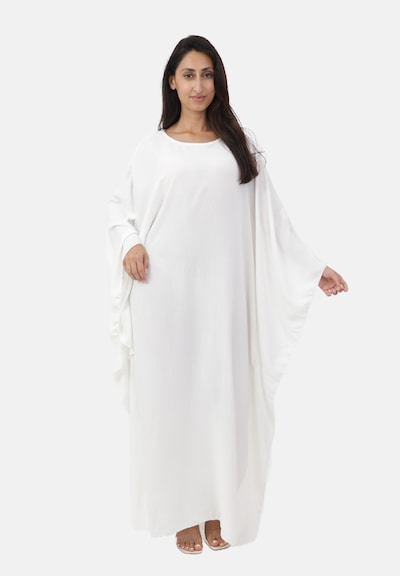 Elara Robe en 34-42 en blanc, Vue avec produit