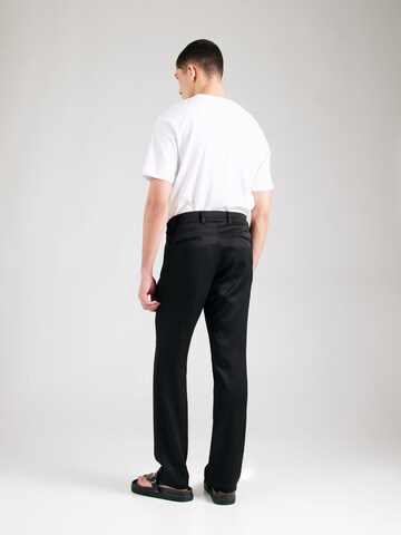 DRYKORN Regular Pleat-Front Pants 'LEEK' in Black