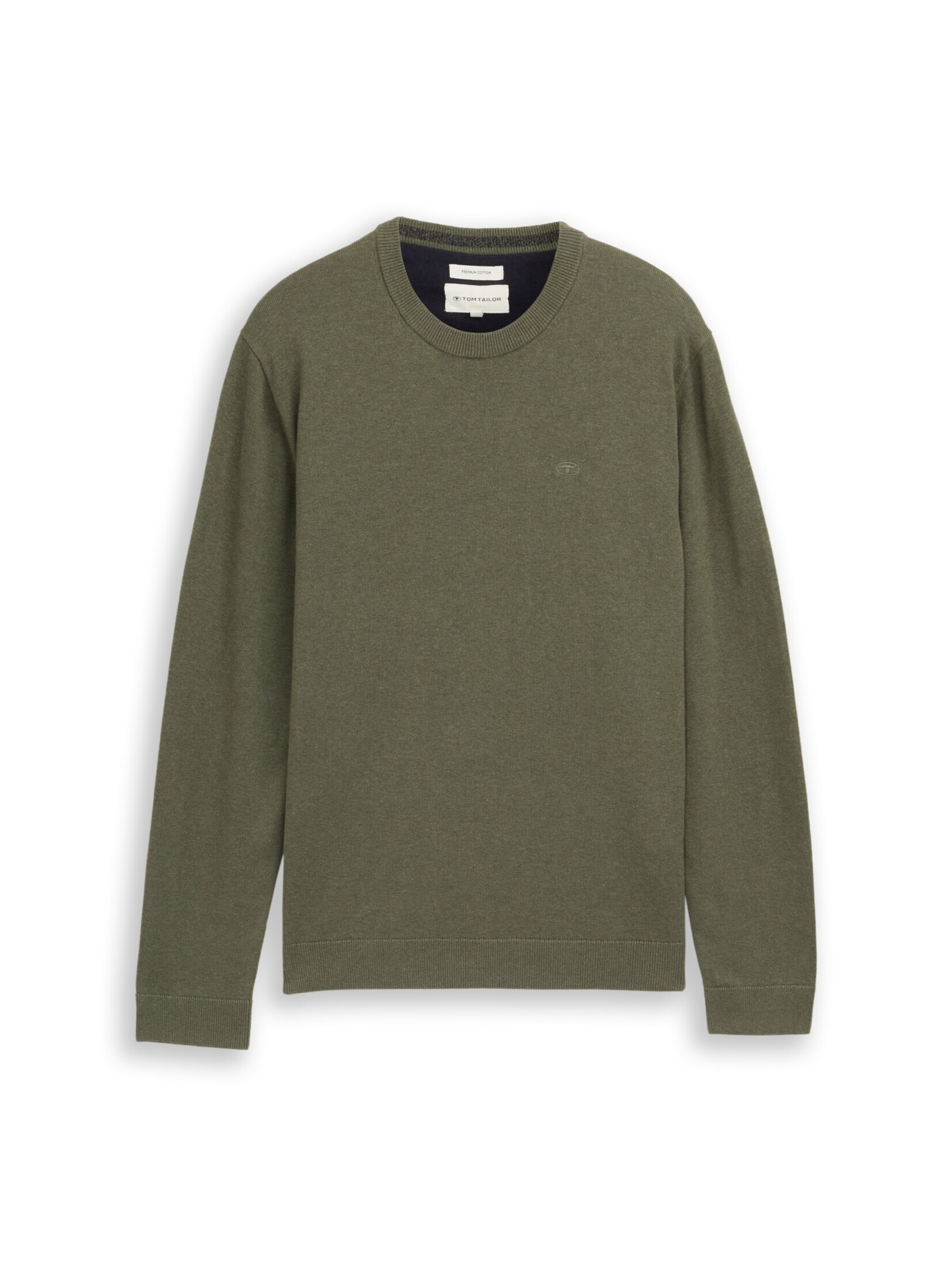 TOM TAILOR Sweater in Green: front