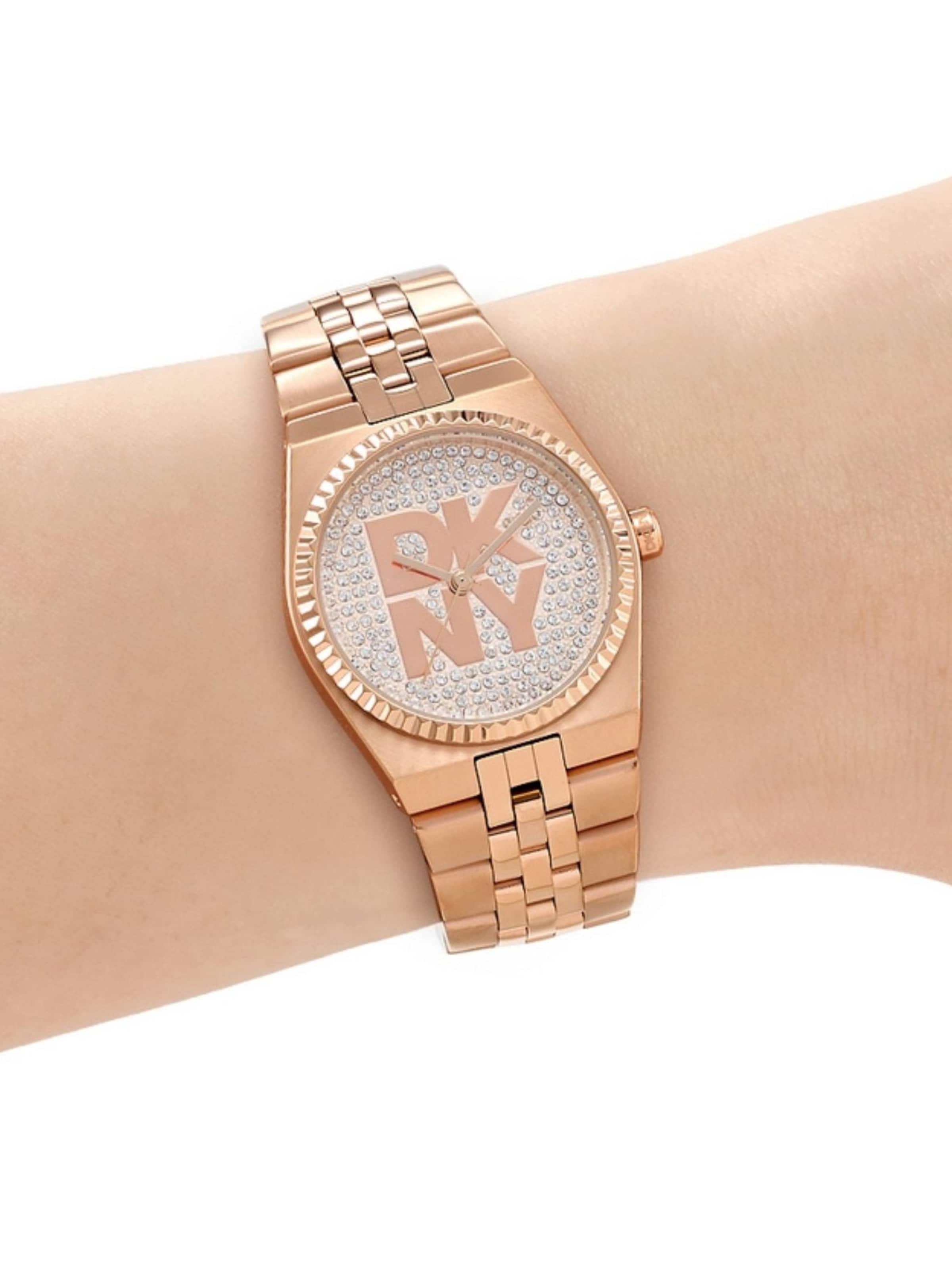 DKNY Analoog horloge in Goud: voorkant