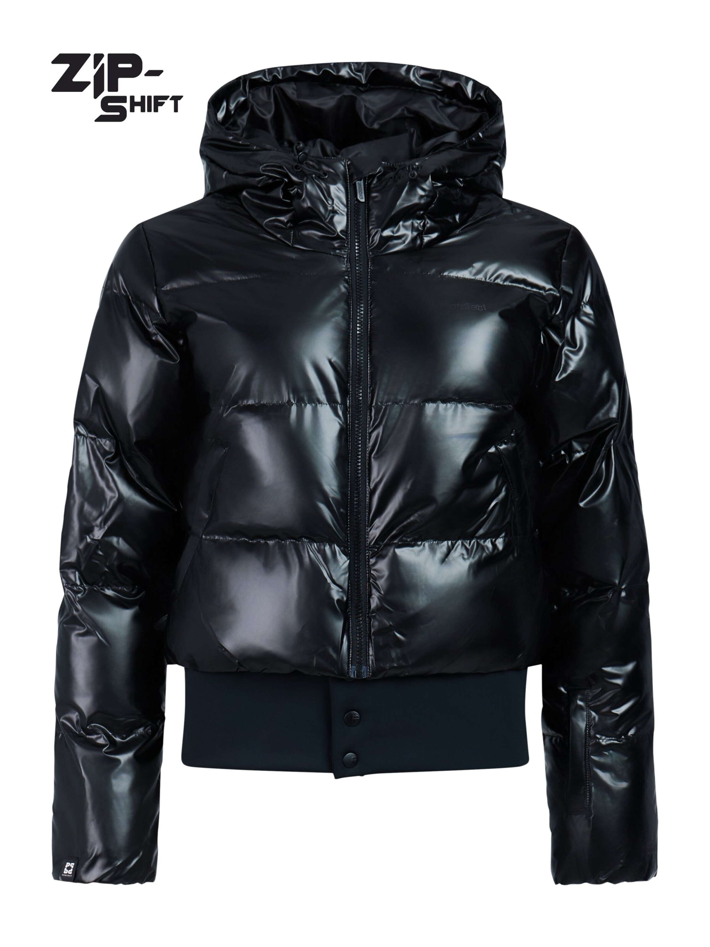 PROTEST Sportjacke 'PRTEffect'‌‌‌ in Schwarz: Vorderseite