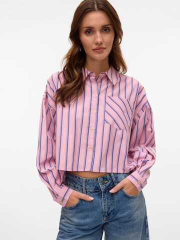 VERO MODA Bluse 'VMSia' i pink: forside