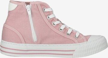 Sneaker alta di MUSTANG in rosa