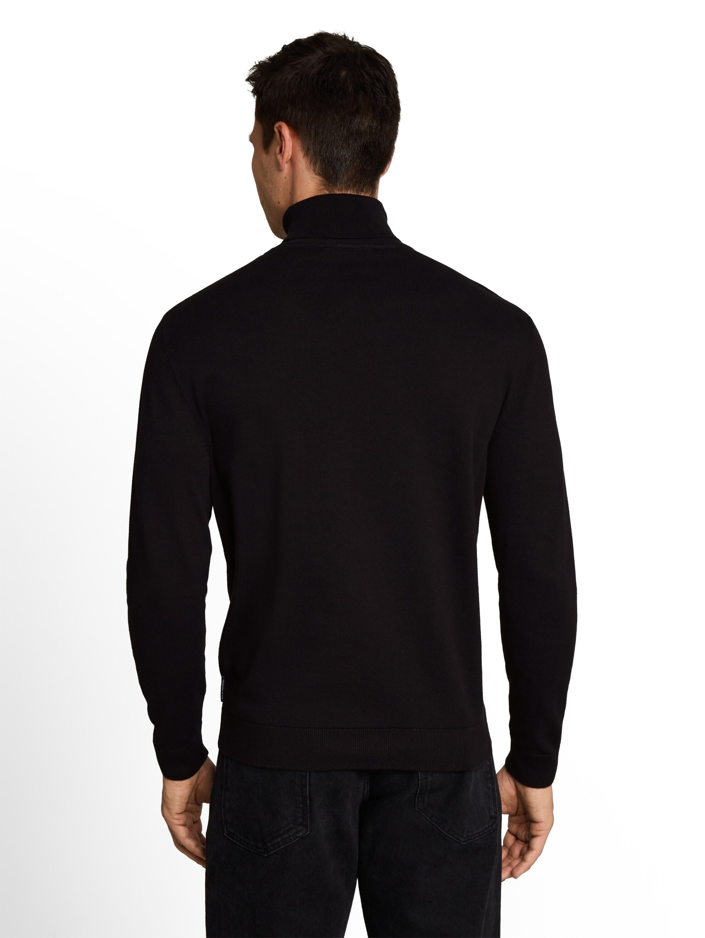 TOM TAILOR Sweater in Black