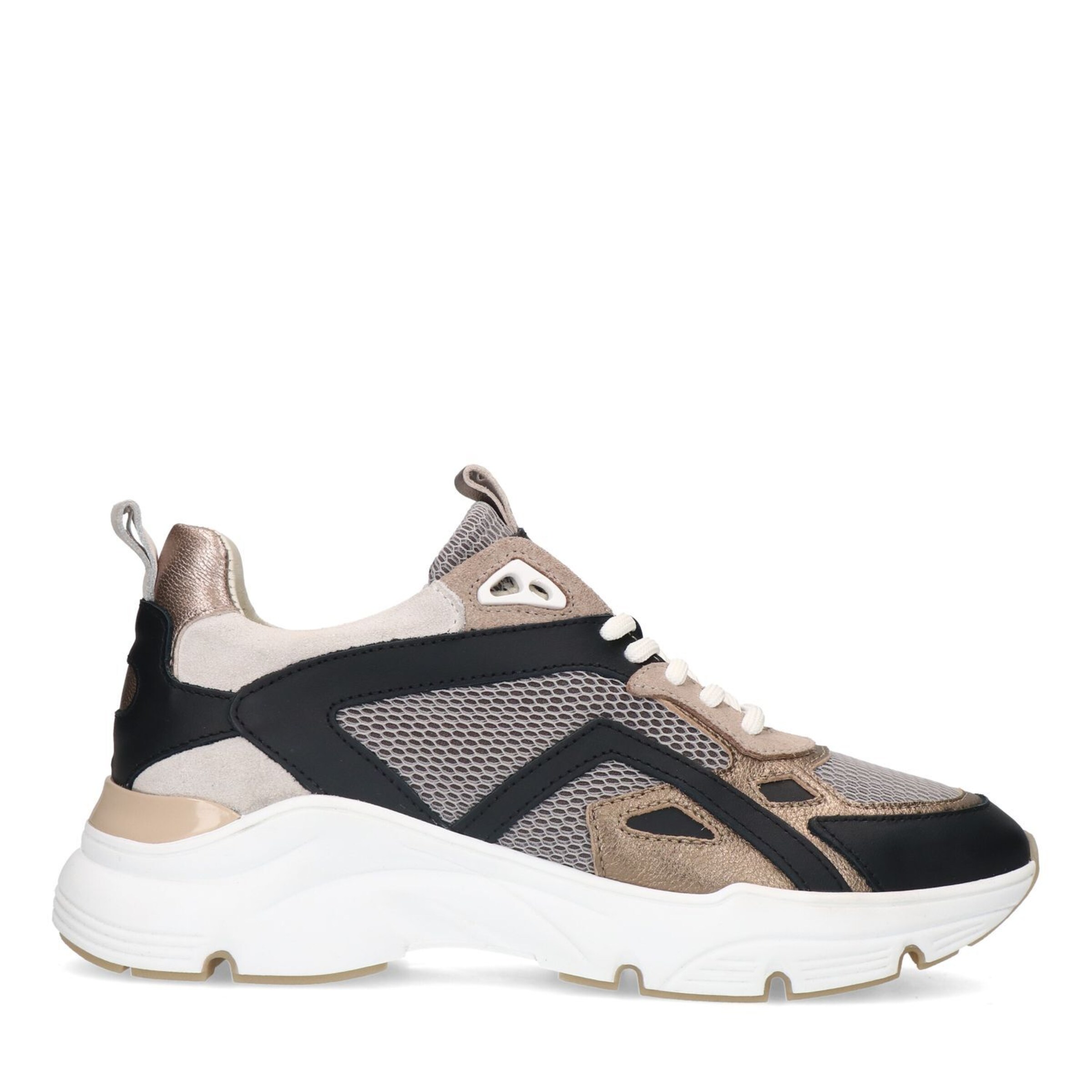 MANFIELD Sneaker 'Flache' in Schwarz