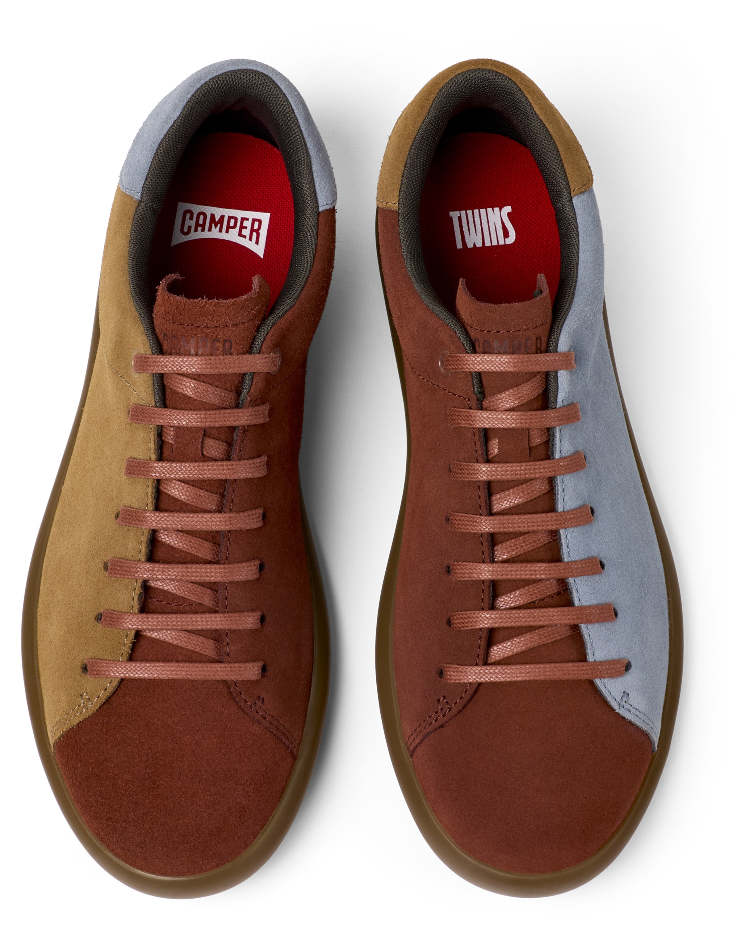 Baskets basses 'Pelotas Soller Twins' CAMPER en marron