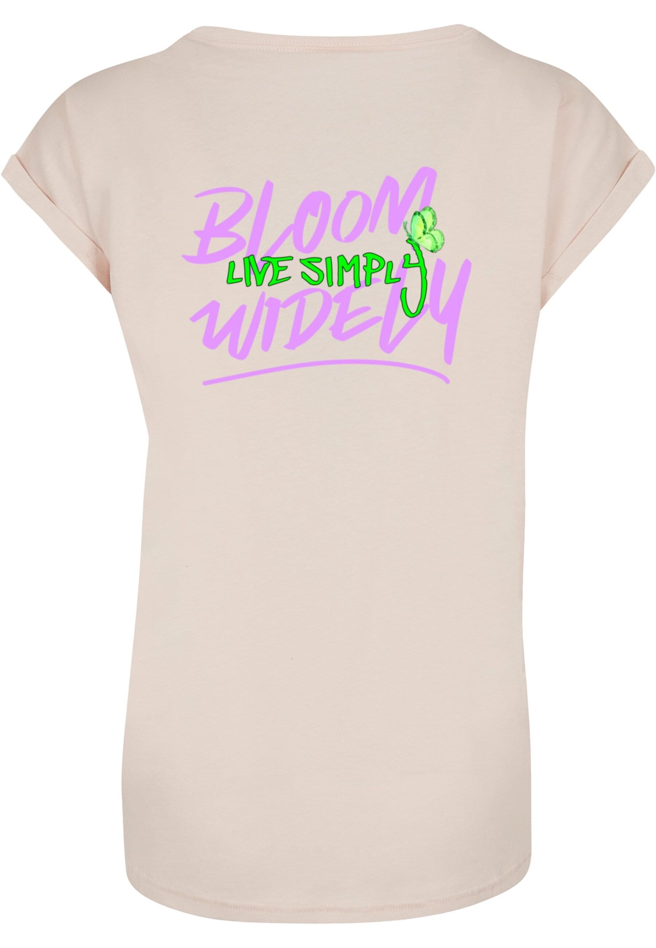 Merchcode Shirt 'Never Too Late' in Beige