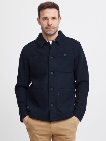 FQ1924 - Regular Fit Camisa ' OLIVER ' em azul: frente