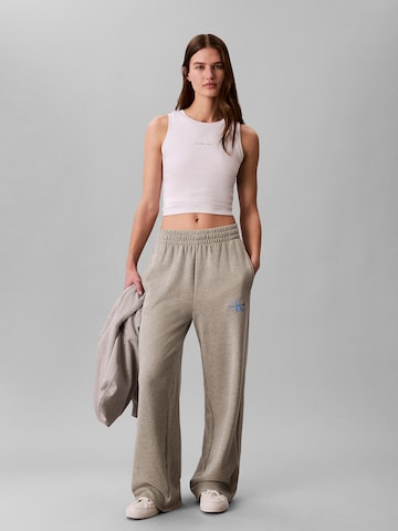 Calvin Klein Wide Leg Hose in Grau
