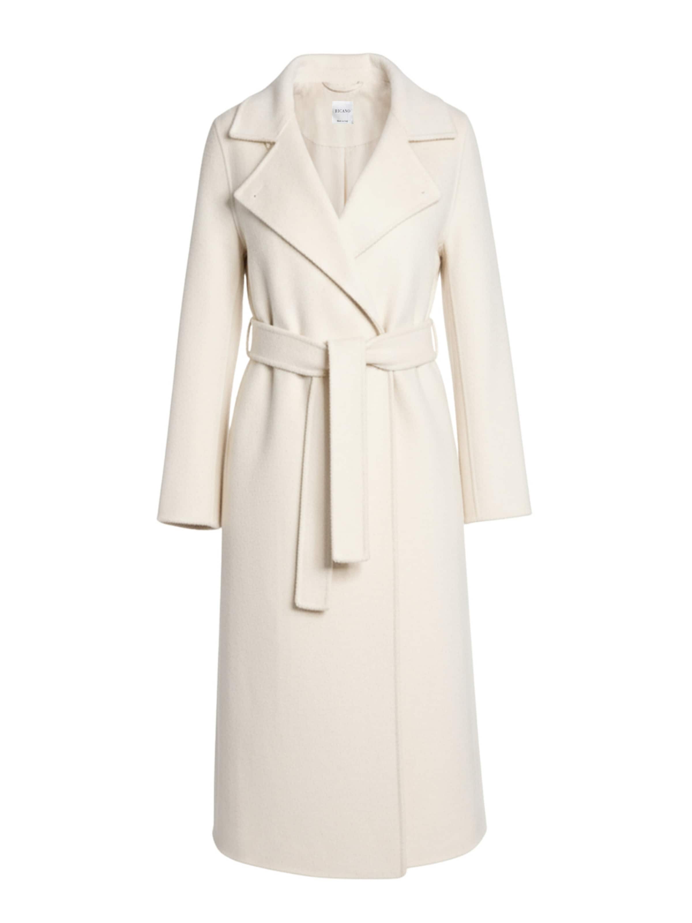 RICANO - Abrigo de entretiempo ' Lavinia ' en blanco: frente