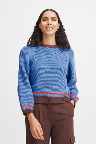 Pull-over 'Oma' b.young en bleu : devant