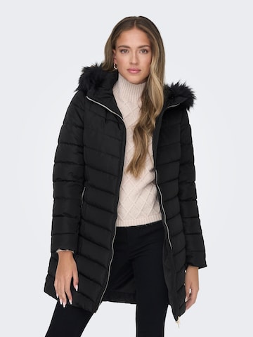 Manteau d’hiver 'ELLAN' ONLY en noir