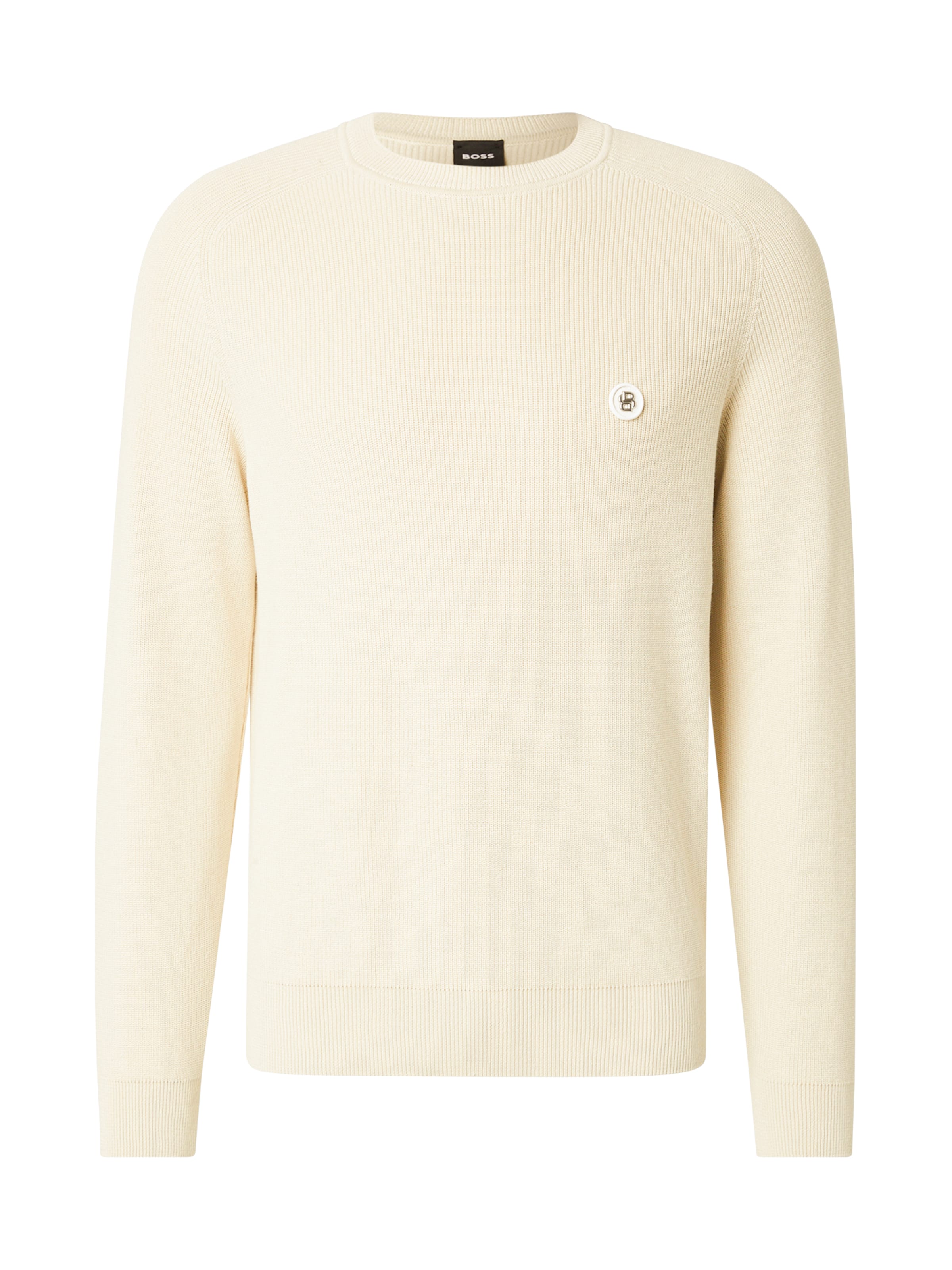 BOSS Sweater 'Ullian' in White: front