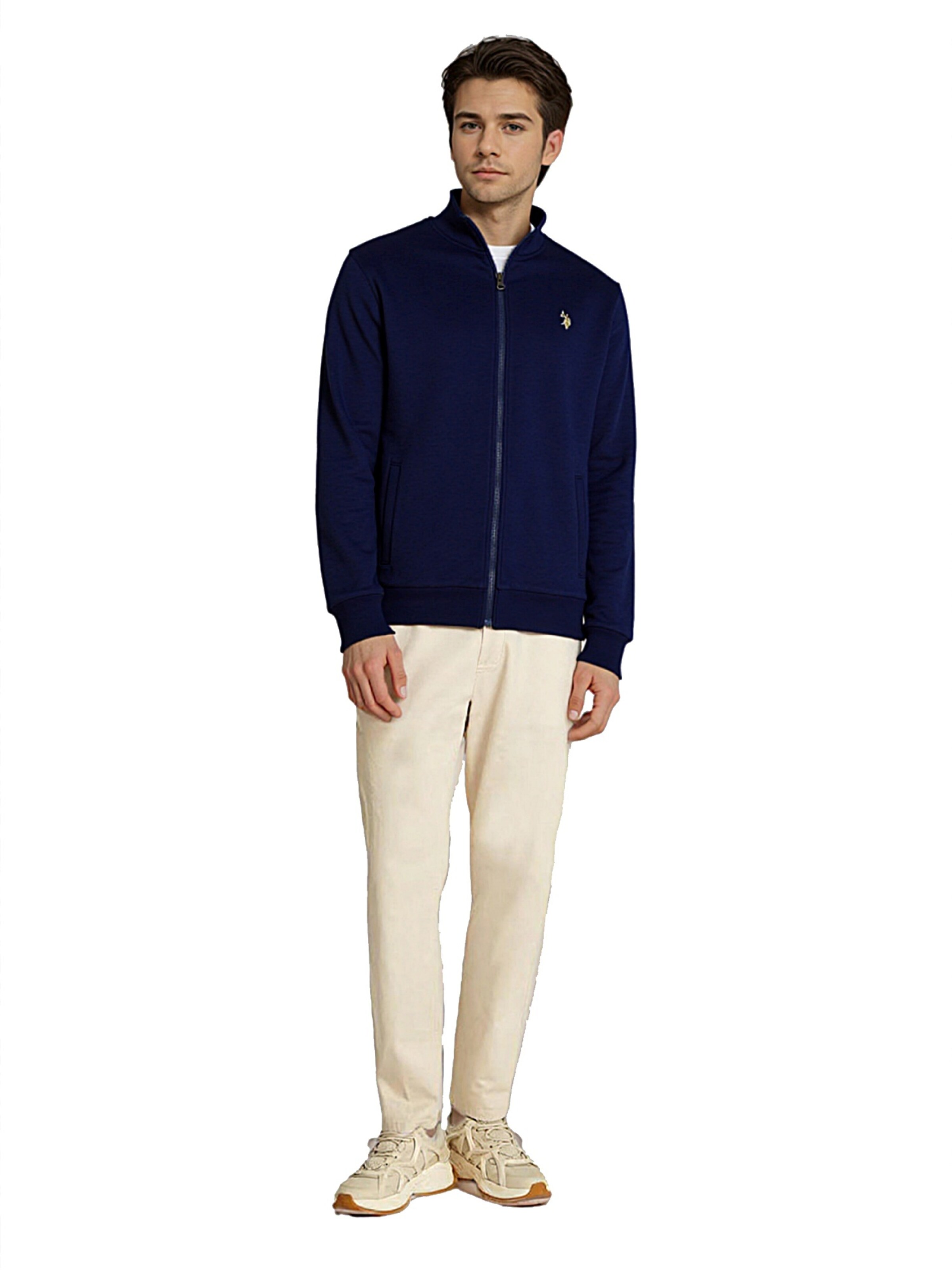 U.S. POLO ASSN. Sweat jacket in Blue
