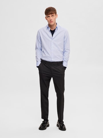 SELECTED HOMME Slim Fit Hemd 'SOHO' in Blau