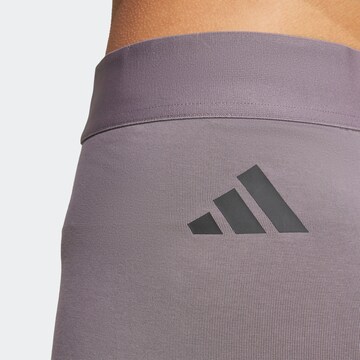 ADIDAS SPORTSWEAR Skinny Sportovní kalhoty – šedá