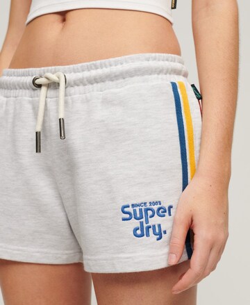 Superdry Regular Hose in Weiß