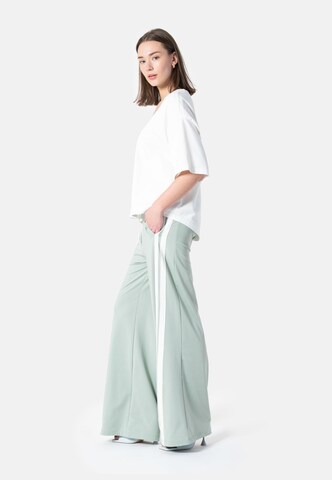 Wide leg Pantaloni 'Penni' di Elias Rumelis in verde