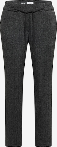 CECIL Regular Pants in Black: front