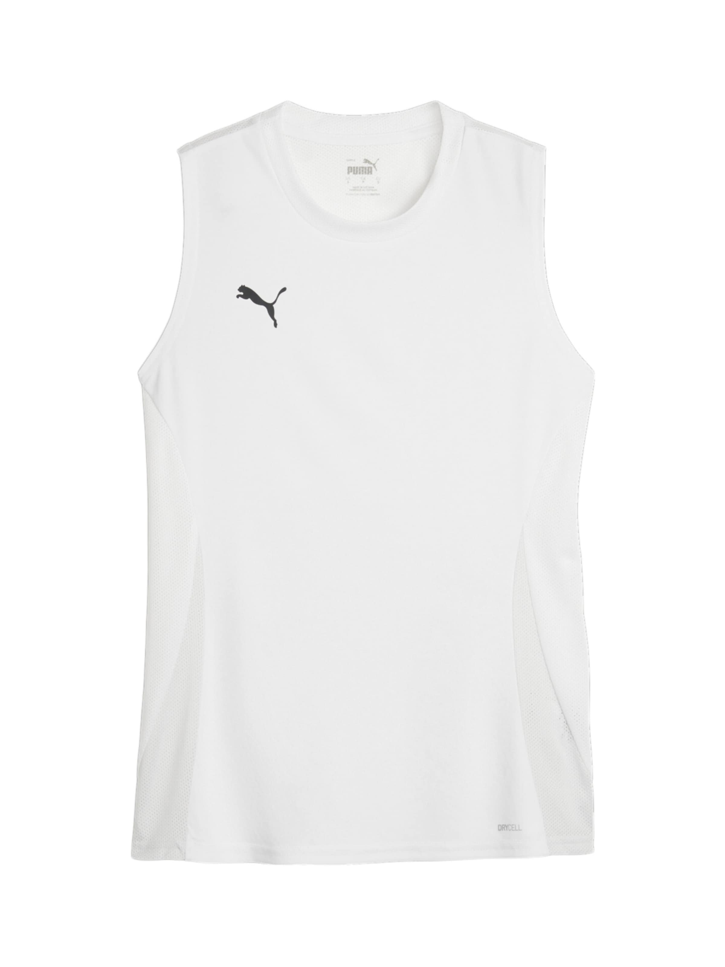 PUMA Sporttop 'teamGOAL' in Weiß: Vorderseite