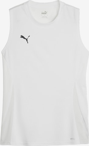PUMA Sporttop 'teamGOAL' in Weiß: Vorderseite