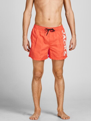 JACK & JONESKupaće hlače 'Crete' - narančasta boja: prednji dio