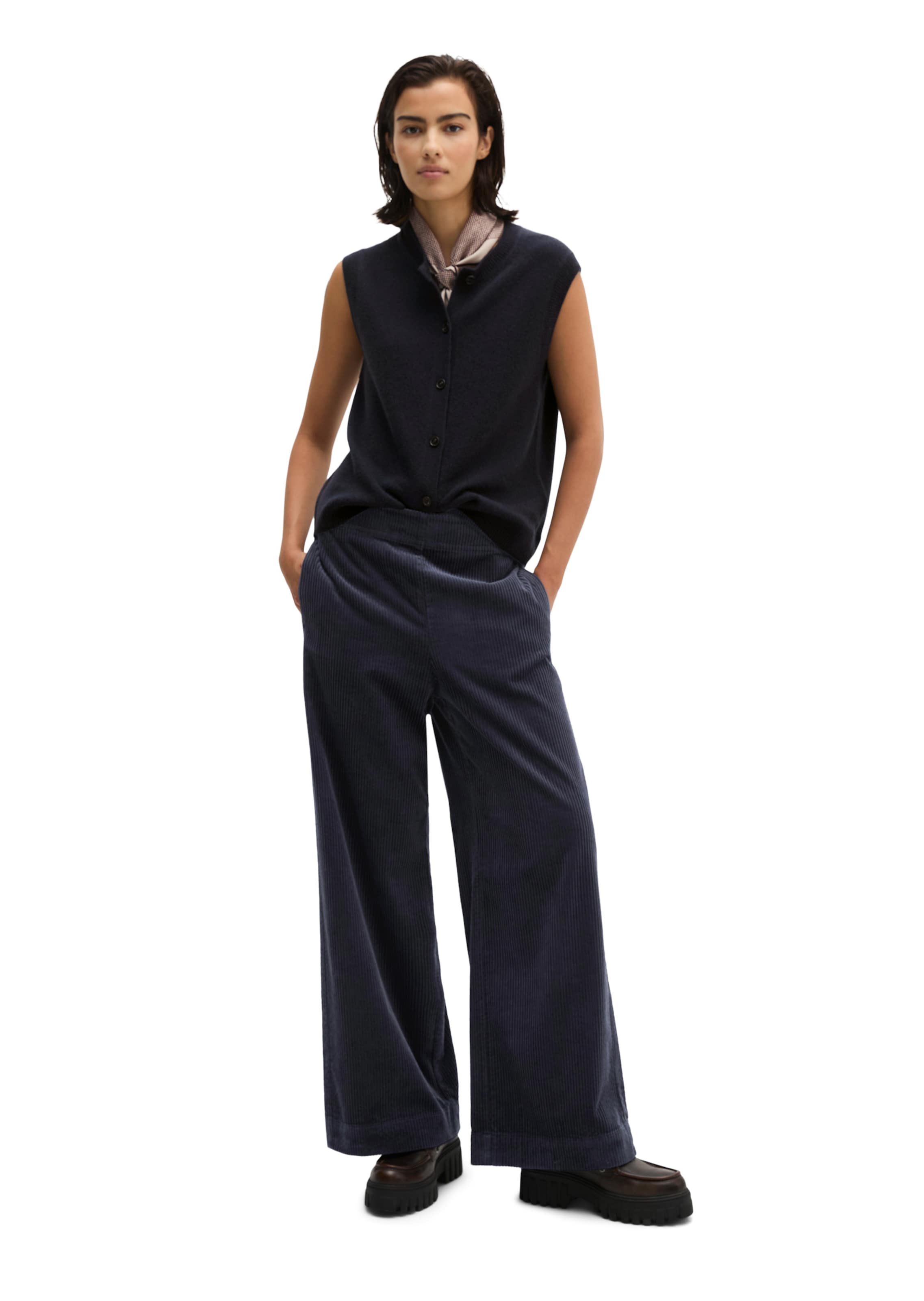 Wide Leg Pantalon Marc O'Polo en bleu