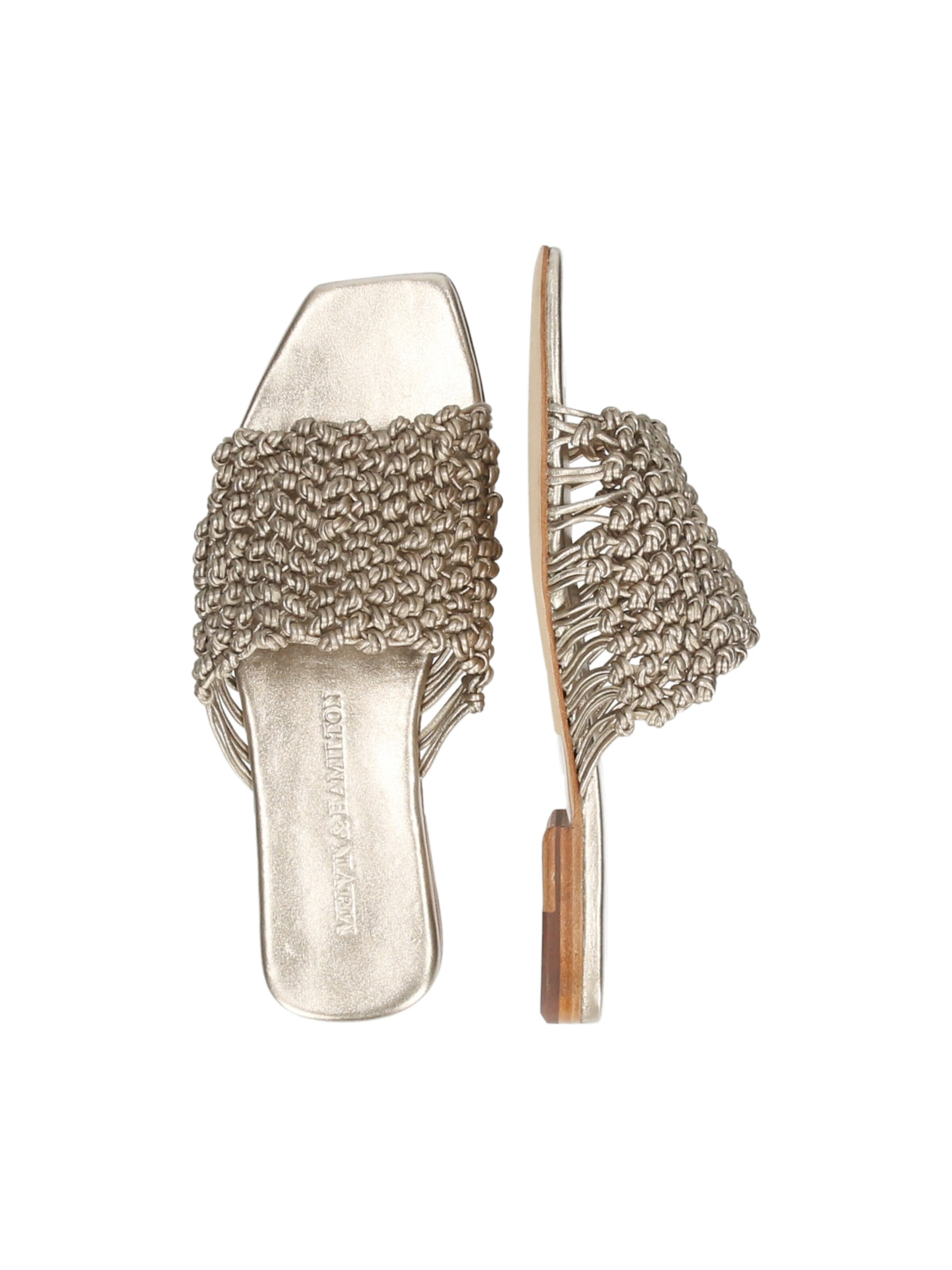 MELVIN & HAMILTON Mules 'Sandrine 9' in Gold