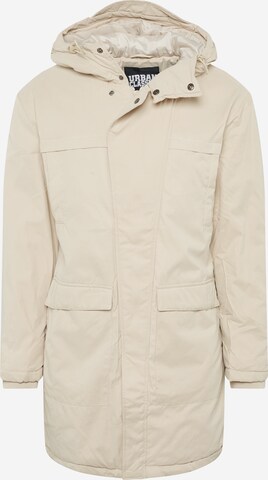 Parka d’hiver Urban Classics en beige : devant