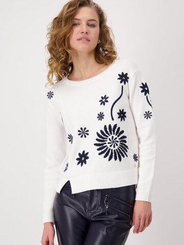 monari Pullover in Weiß: Vorderseite