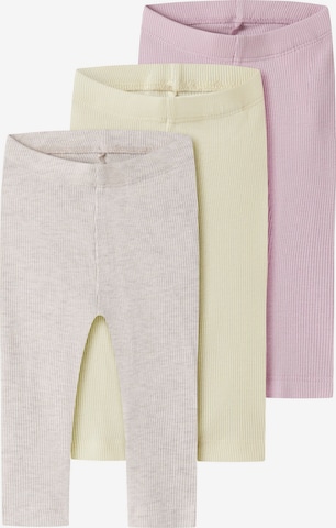 Leggings NAME IT en beige : devant