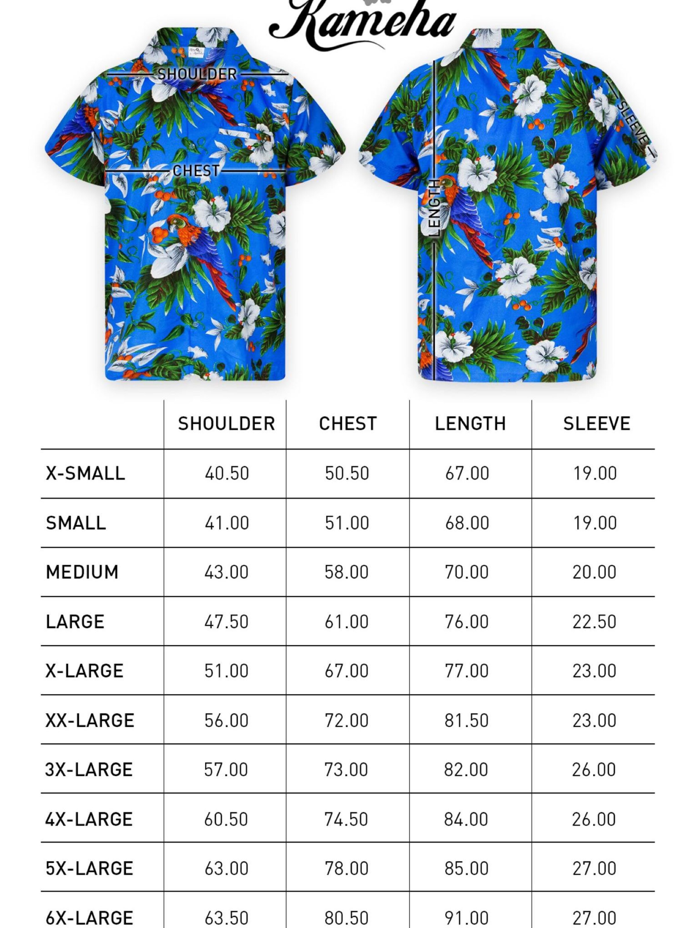 King Kameha Shirt 'Cherryparrot' in Blue