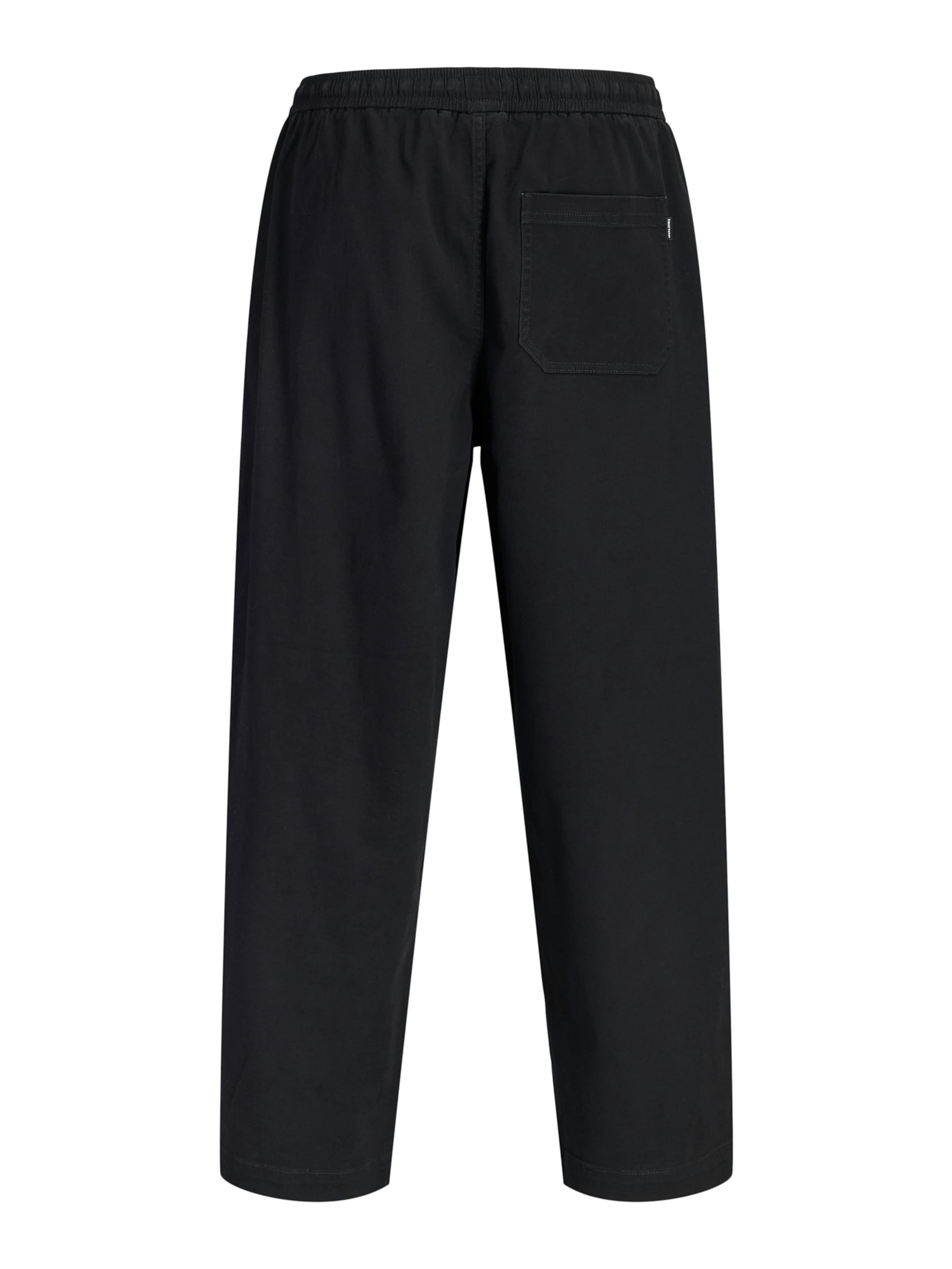 JACK & JONES - Loosefit Pantalón 'JPSTEVAN DYLAN' en negro