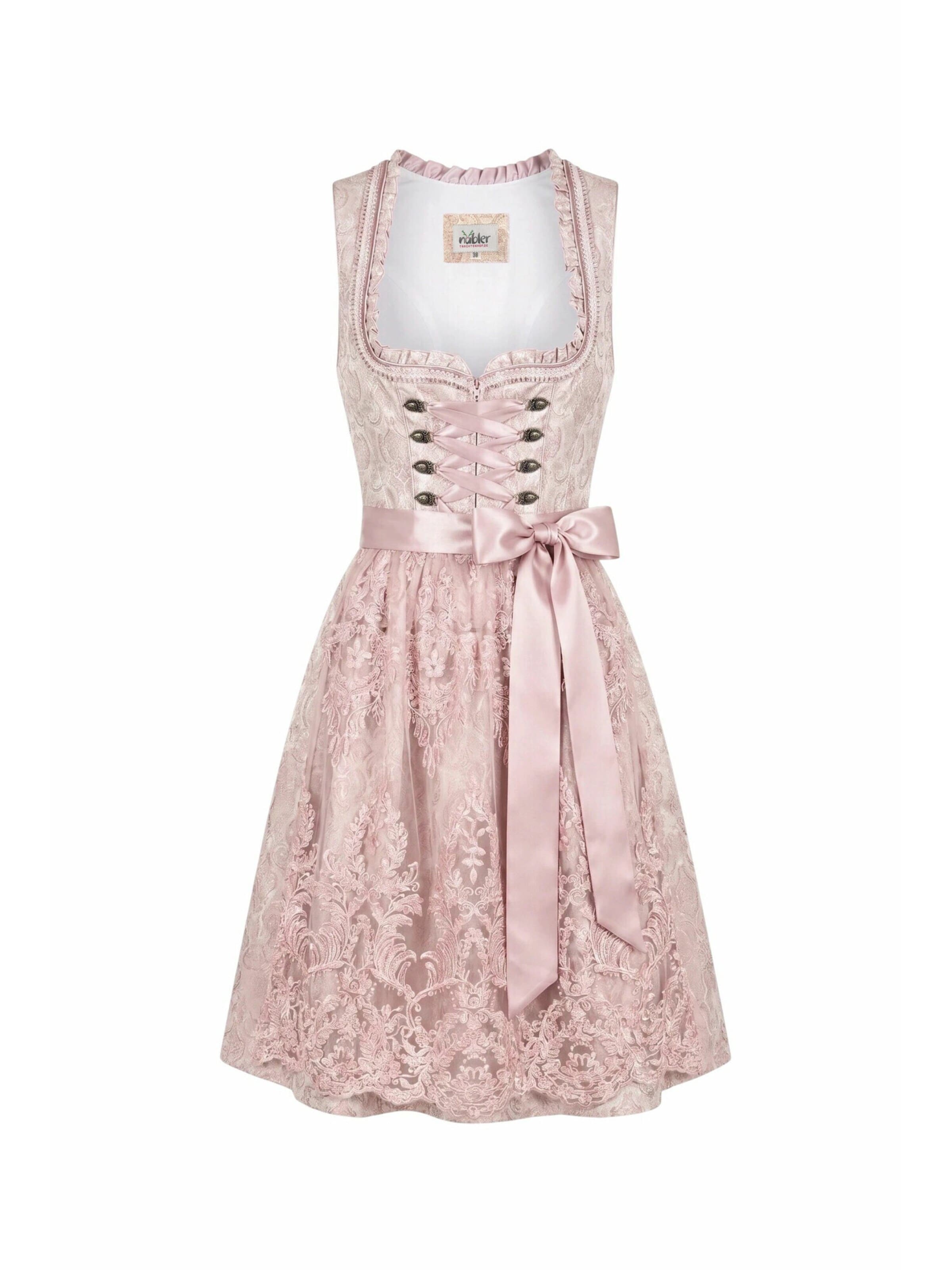 Trachtenhof Nübler Dirndl 'Dirndl mini Karoline' in 32 in Beige, Item view