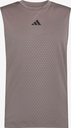 ADIDAS PERFORMANCE Toiminnallinen paita 'D4T POWER' värissä ruskea / musta, Tuotenäkymä