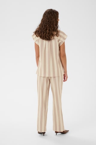 CULTURE Bluse in Beige