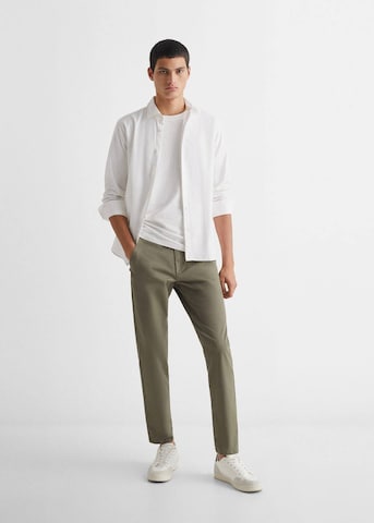 MANGO TEEN Regular fit Button Up Shirt 'Classy6' in White