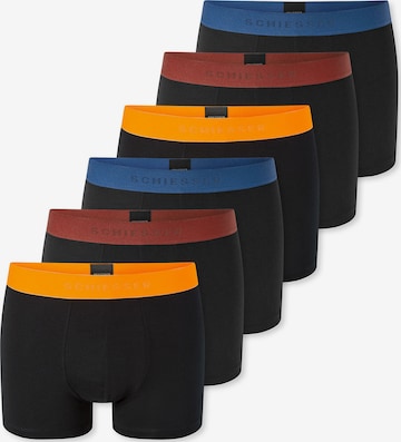 SCHIESSER Boxershorts ' 95/5 ' in Zwart: voorkant