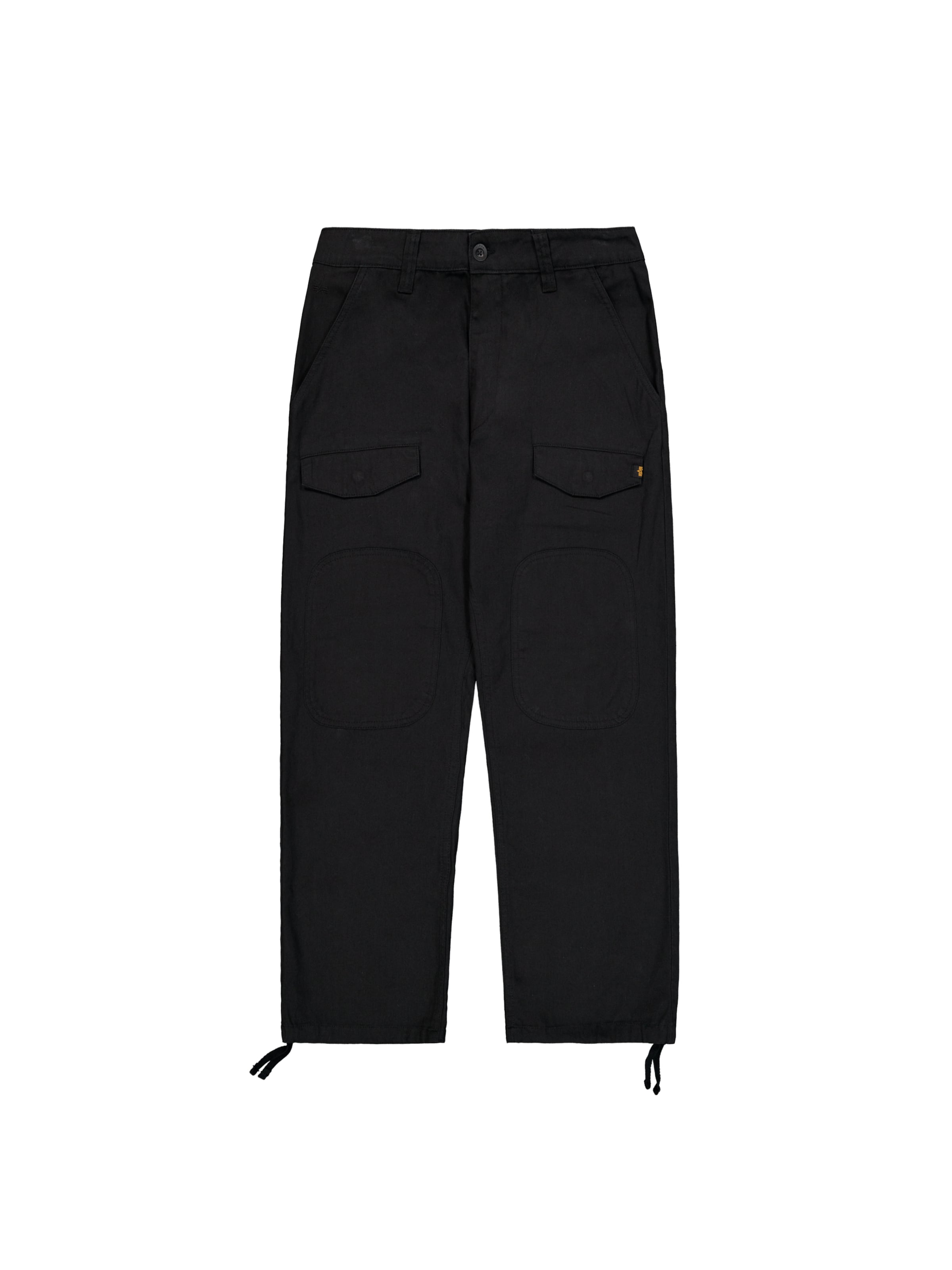 ALPHA INDUSTRIES Loose fit Cargo trousers 'CWU-18/P' in Black: front